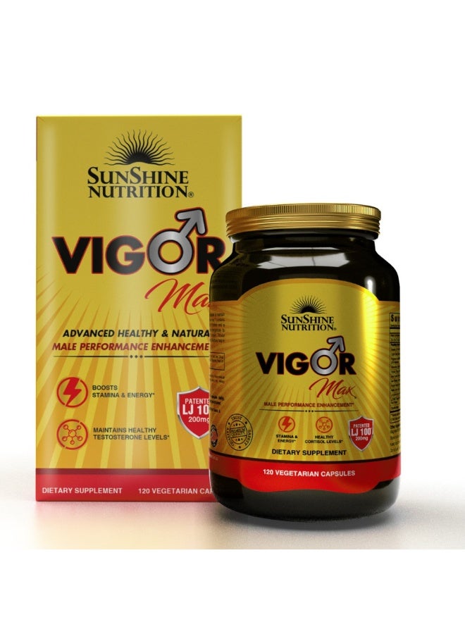 SUNSHINE NUTRITION أقراص فيغور ماكس من صن شاين نيوترشن 120 حبة - Image 1